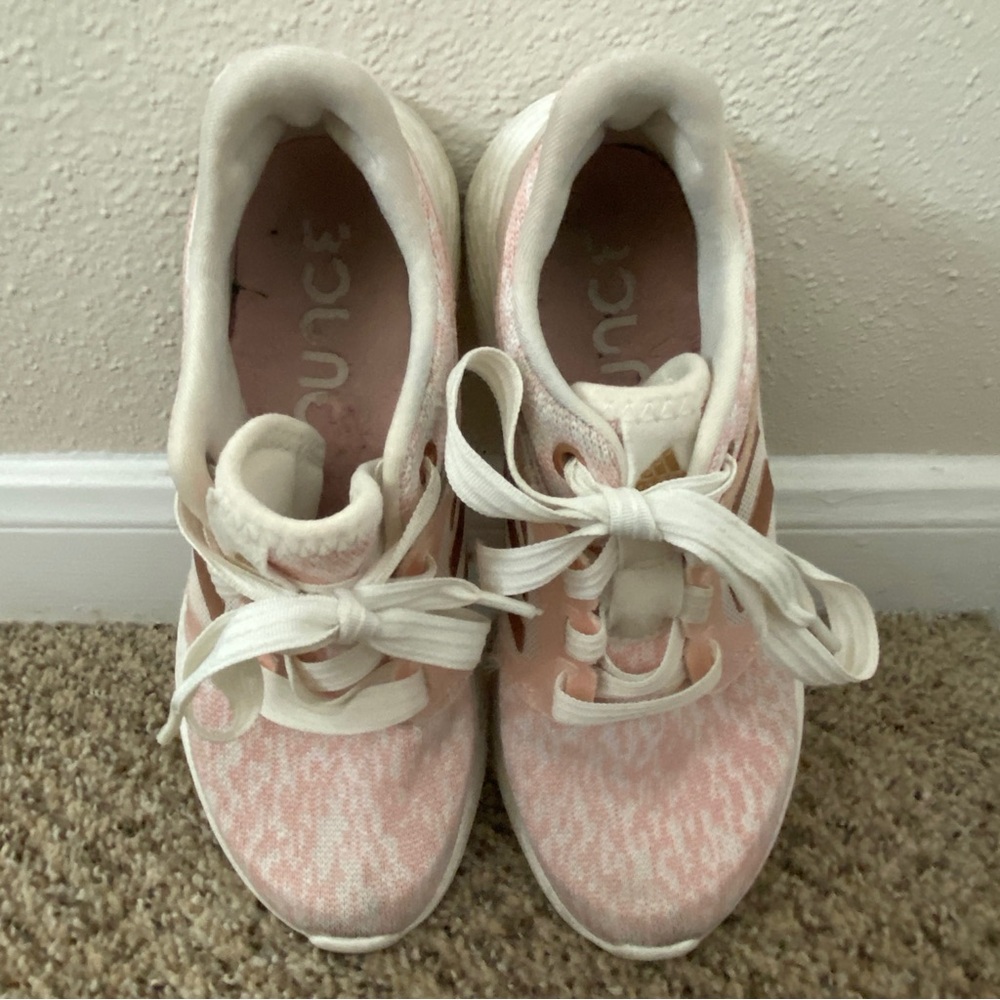ADIDAS GLOW PINK & rose gold Edge Lux women 6.0 barely worn EUC - Picture 5 of 6